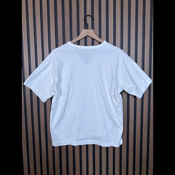 Joseph LTD T Shirt Large Mens White V Neck Perfect Tee Short Sleeve - Picture 2 of 7